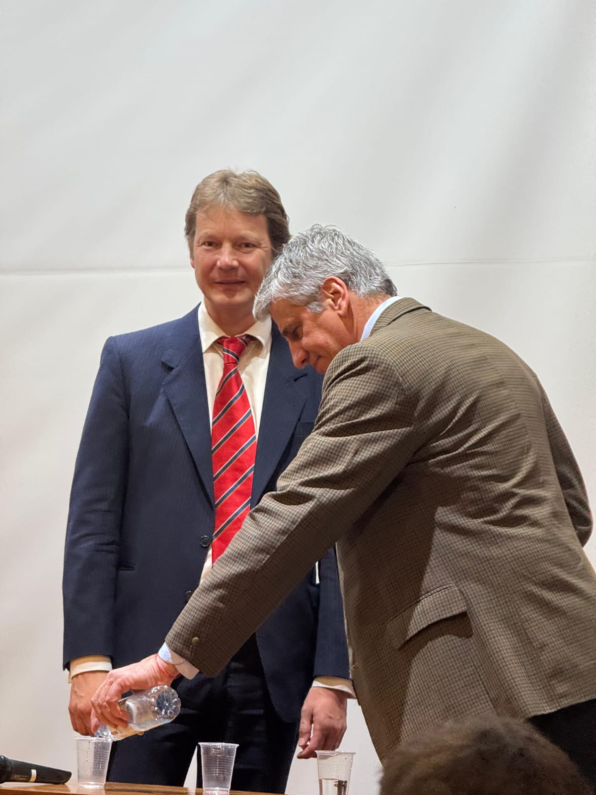 Felix Fuders y Carlos Fernando Louge juntos